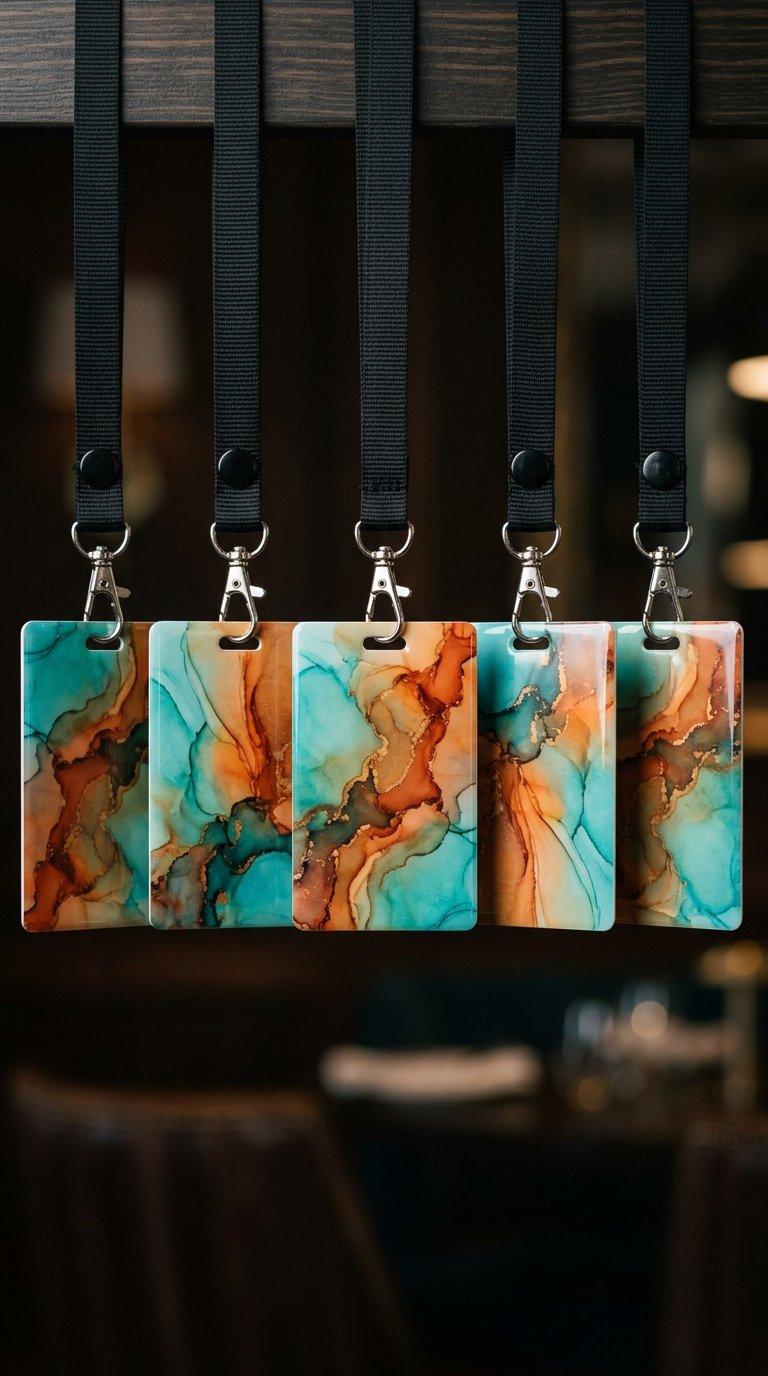 Event lanyard badges