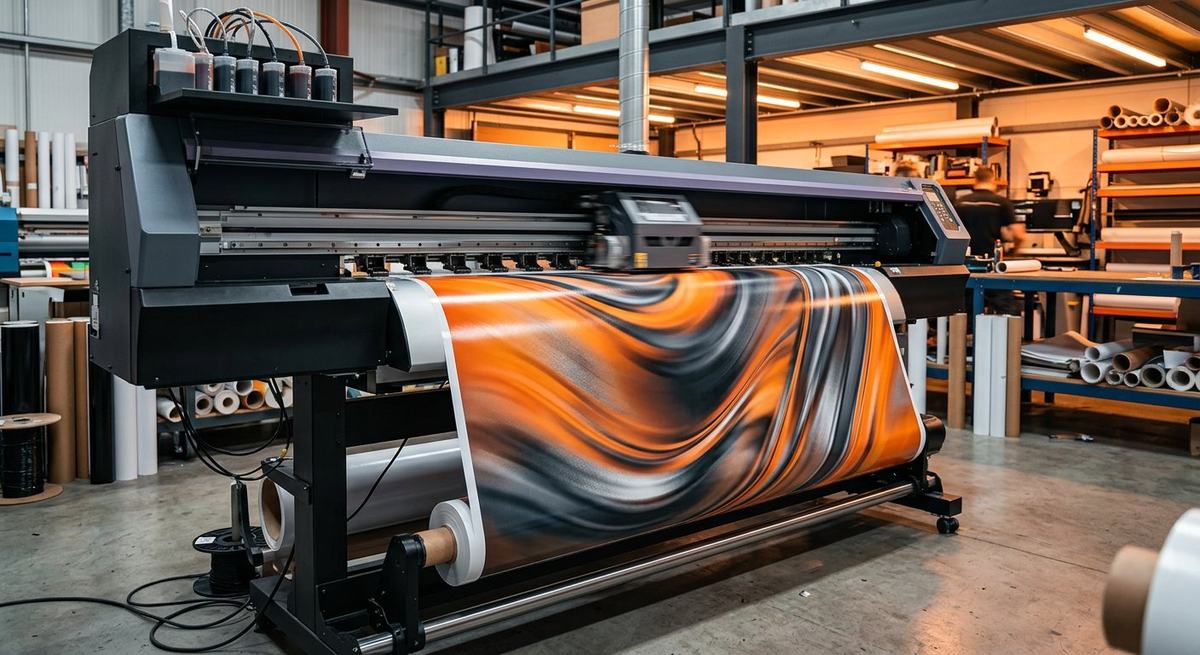 Large-format banner printing